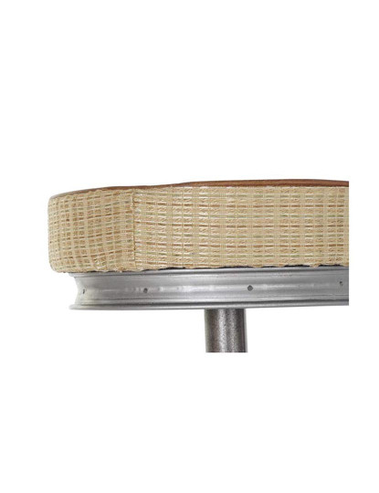 imagem de Banco de Metal Rattan 44X41X82 Marrom Claro4