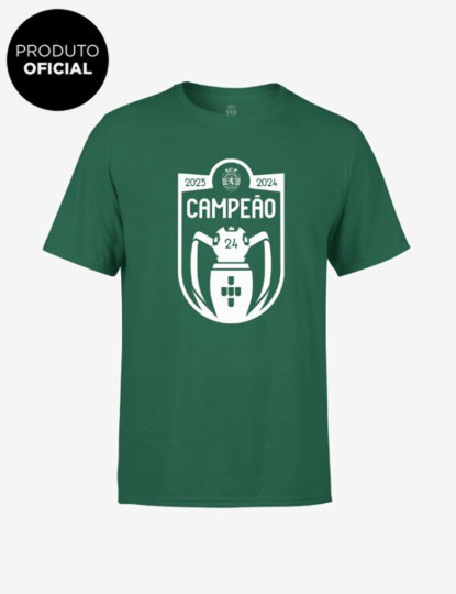imagem de T-Shirt Logo Campeão Verde1