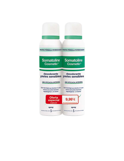 imagem de Somatoline Cosmetic Peles Sensiveis Desodorizante Spray 2 Pcs1