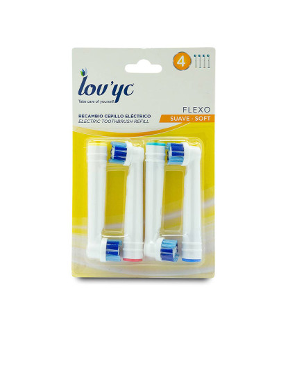 imagem de Lov YC Recarga Escova Elétrica Flexo Suave 4 uds1