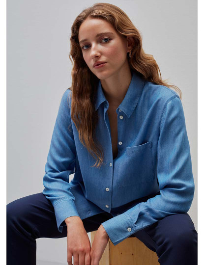 imagem de Camisa Denim Senhora Azul4