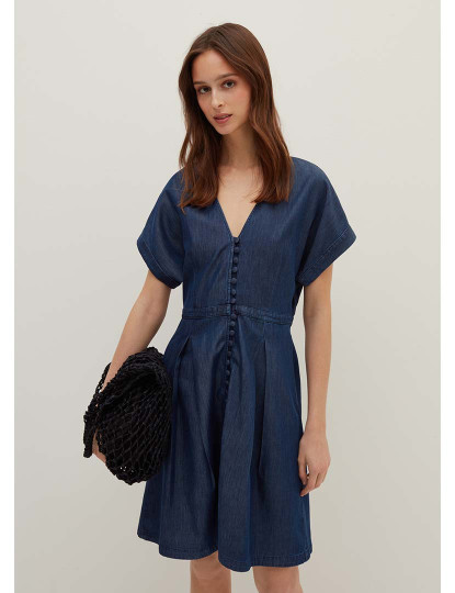 imagem de Vestido Denim Senhora Azul3