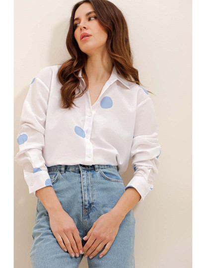 imagem de Camisa Manga Comprida Azul1