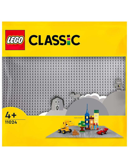 imagem de LEGO CLASSIC PLACA DE CONSTRUÇÃO CINZENTA 110241