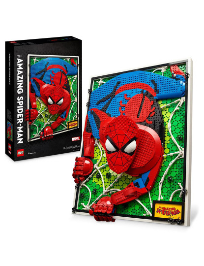 imagem de LEGO ART O FANTÁSTICO SPIDER-MAN 312091