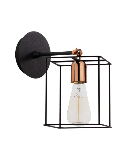 imagem de Candeeiro Parede Selimiye-N-1186 Preto Bronze3