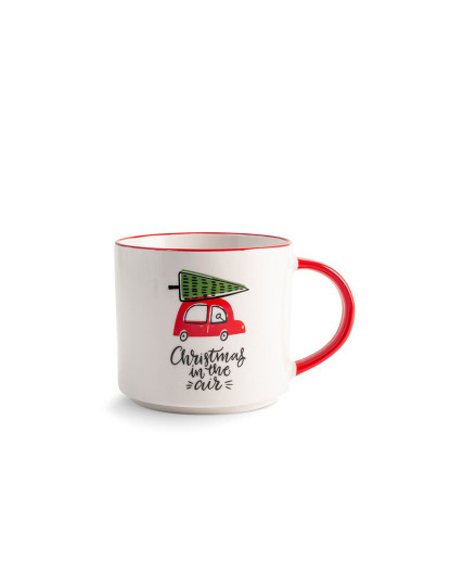 imagem de Conjunto de 6 canecas em New Bone China decorações de Natal variadas Cc3702