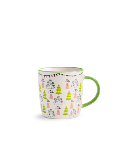 imagem de Conjunto de 6 canecas de Natal Jumbo New Bone China Cc5003