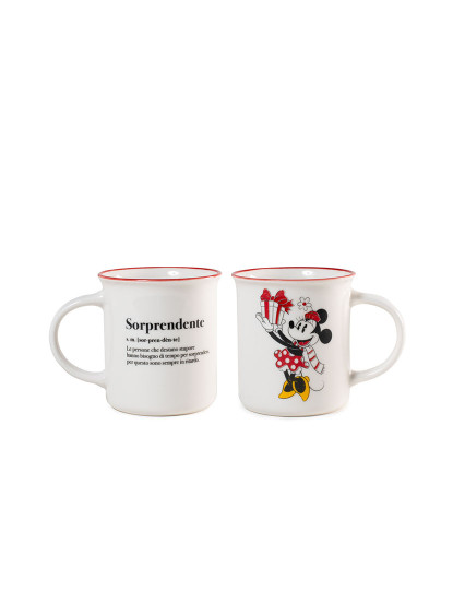 imagem de Conjunto de Natal Mickey e Minnie 6 canecas em New Bone China, 330cc,2