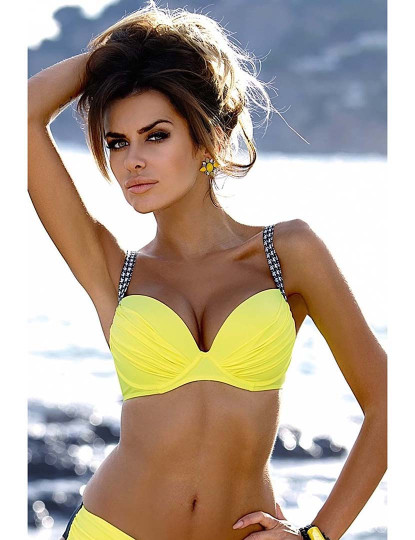 imagem de Bikini Preto, Branco e Amarelo2