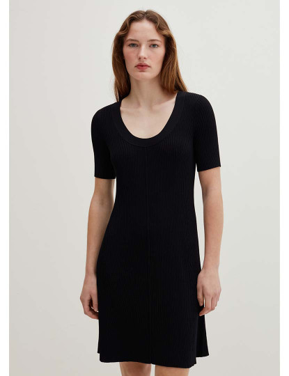 imagem de Vestido Tricot Senhora Preto4