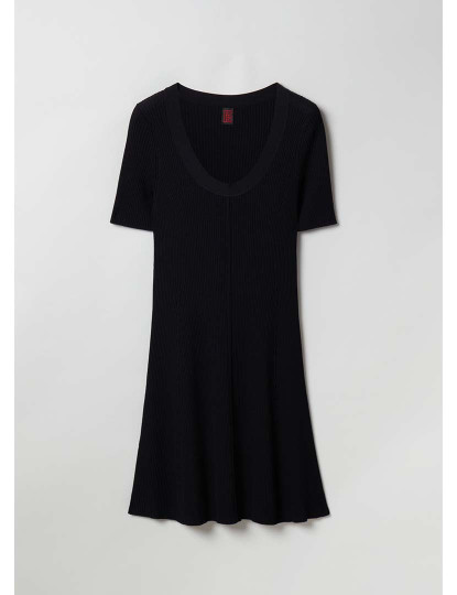 imagem de Vestido Tricot Senhora Preto1
