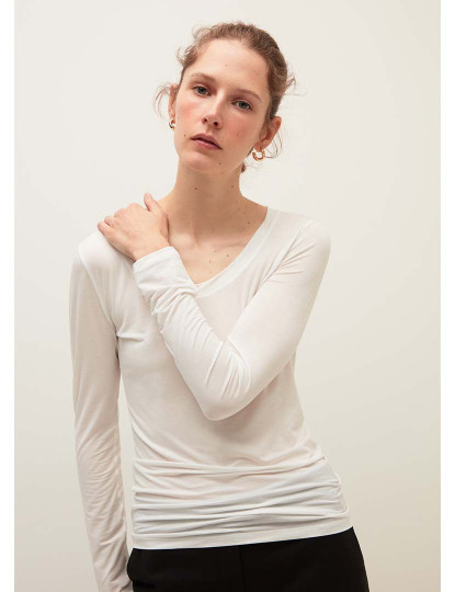imagem de Longsleeve Senhora Branco3