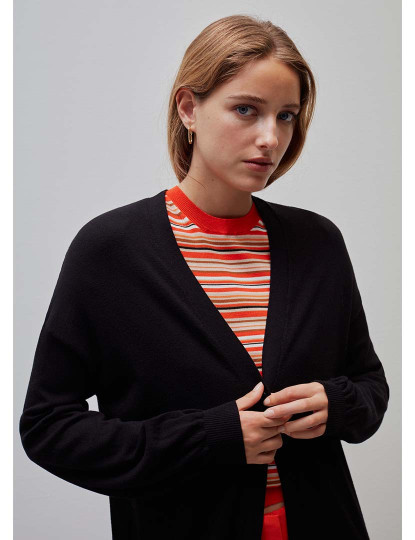 imagem de Cardigan Senhora Preto5