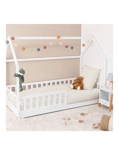 imagem de Cama infantil bosco branca 90x190cm4