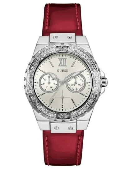 imagem de Relógio Guess Senhora Prateado e Vermelho1