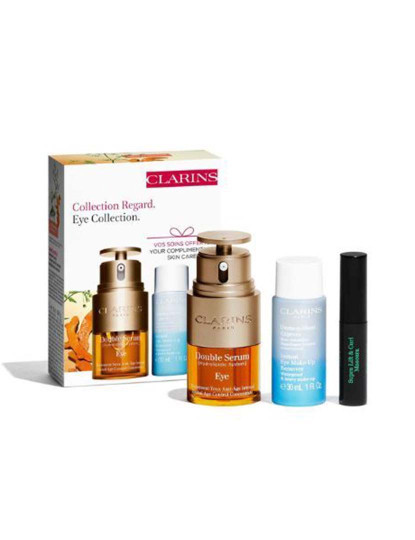 imagem de Set Clarins Doble Serum Eye 20Ml+Desmaq Ojos Expres 5Oml+Mascara 3Ml1