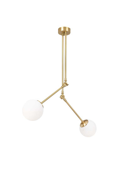 imagem de Candeeiro Teto Cambaz-3452 Dourado Branco2