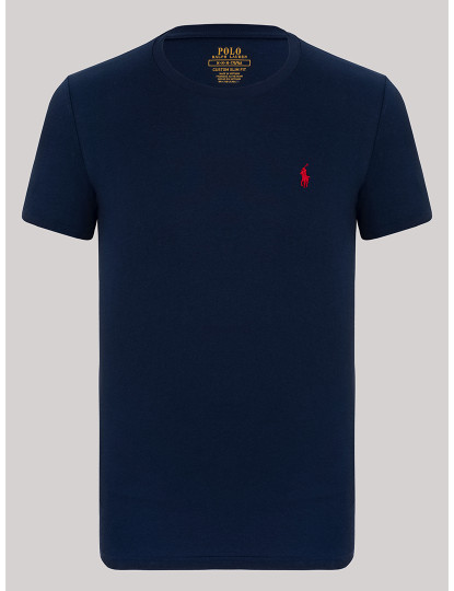imagem de T-shirt Decote Redondo Homem Azul Navy1