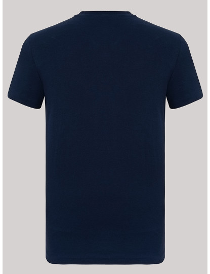 imagem de T-shirt Decote Redondo Homem Azul Navy2