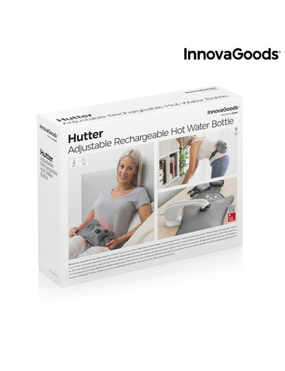 imagem de Saco de Água Quente Ajustável Recarregável Hutter InnovaGoods Cinzento 400 W4