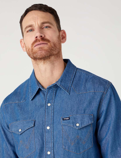 imagem de Camisa Homem Azul4