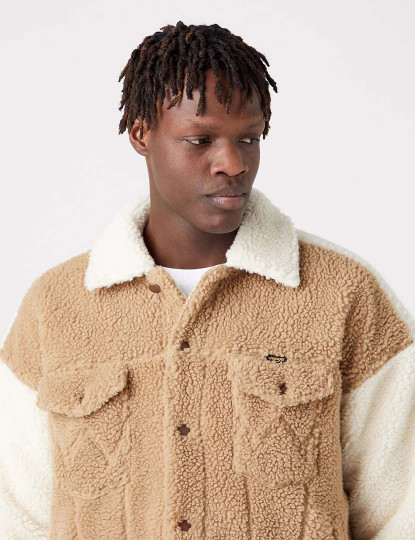 imagem de Casaco Homem Branco e Castanho5