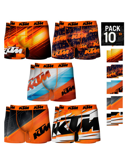 imagem de Pack 10 Boxers Motorbike Homem Multicolorido1