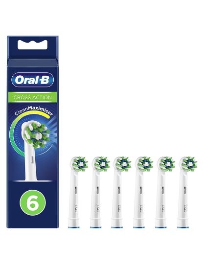 imagem de Recargas para Escova Dentes Elétrica Oral-B CrossAction 6 Unidades1