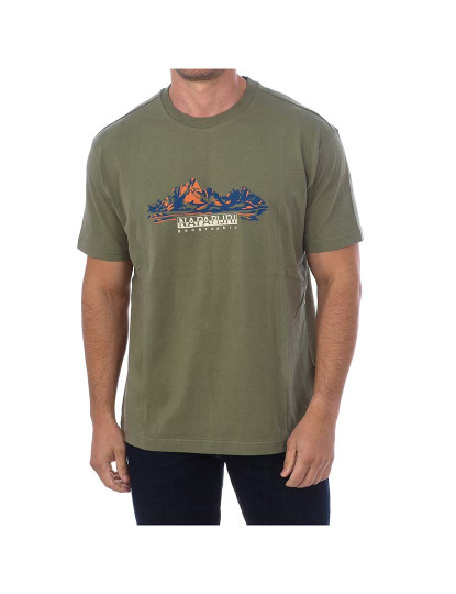 imagem de T-Shirt S-Backcountry SS Homem Verde Escuro1