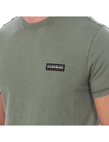 imagem de T-Shirt M. Curta S-Nidaros Homem Verde2