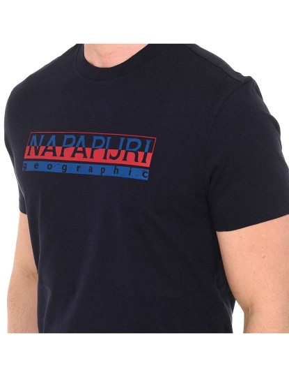 imagem de T-Shirt M. Curta Homem Azul Marinho2
