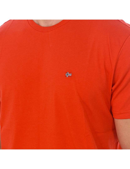 imagem de T-Shirt M. Curta Salis C 1 Homem Vermelho2