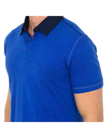 imagem de Pólo M. Curta Homem Azul2