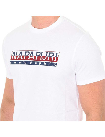 imagem de T-Shirt M. Curta Homem Branco2