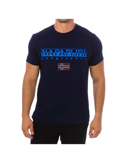 imagem de T-Shirt M. Curta S-Ayas Homem Azul Marinho1