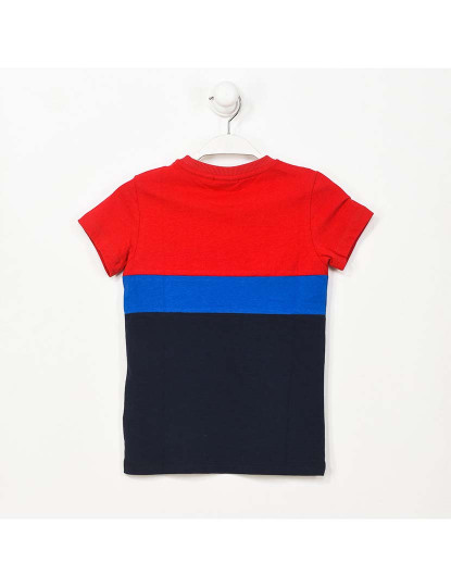 imagem de T-Shirt M. Curta K Saloy Cb Menino Vermelho - Azul Marinho3