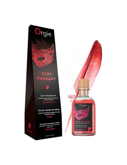 imagem de Kit de Massagem Tranquilizante Sexy Theraphy Strawberry Orgie1