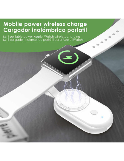 imagem de Power bank c/ capacidade de 1100mAh c/patível c/ Apple Watch2