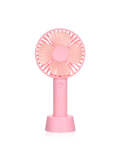 imagem de Mini ventilador portátil c/ bateria e suporte de mesa1