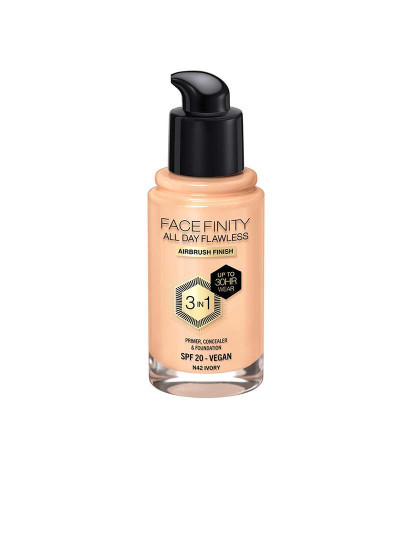 imagem de Facefinity All Day Flawless 3 In 1 Foundation #N42-Ivory 30 Ml1