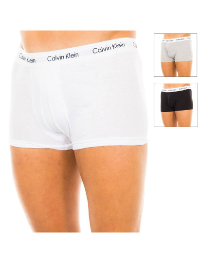 imagem de Pack 3 Retro Boxers Homem Branco-Cinza-Preto1