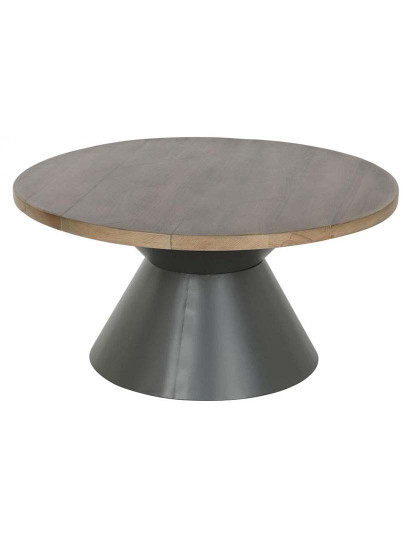 imagem de Mesa Centro Metal Mdf Preto 1