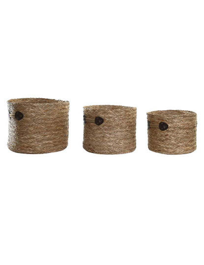 imagem de Conjunto Cestas 3 Seagrass Natural 1