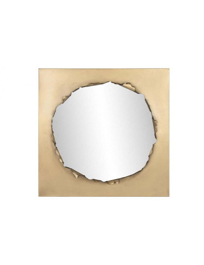 imagem de Espelho Ferro Esponja Dourado 1