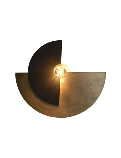 imagem de Candeeiro Aplique Ferro Preto 1