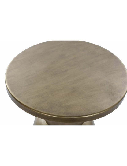 imagem de Mesa De Apoio Metal Envelhecido Dourado 2