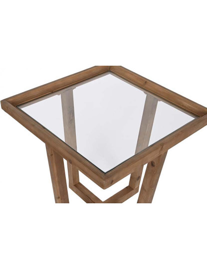 imagem de Mesa De Apoio Abeto Vidro Natural 4