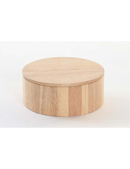 imagem de Guarda-Jóias Hevea / Rubberwood Espelho Natural 3