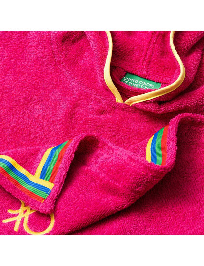 imagem de Poncho Criança 380 Gsm 100% Algodão Rosa Kids 5